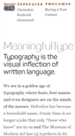 Mobile Screenshot of meaningfultype.com
