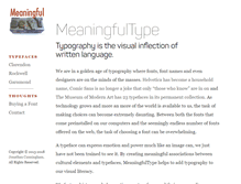 Tablet Screenshot of meaningfultype.com